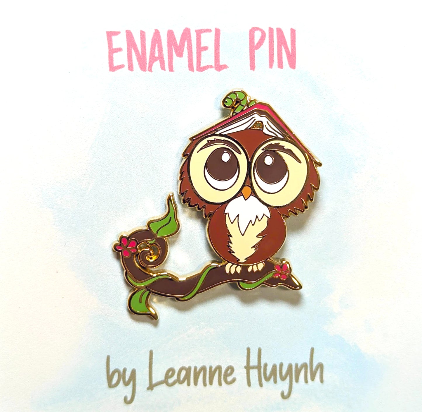 Baby Owl Enamel Pin