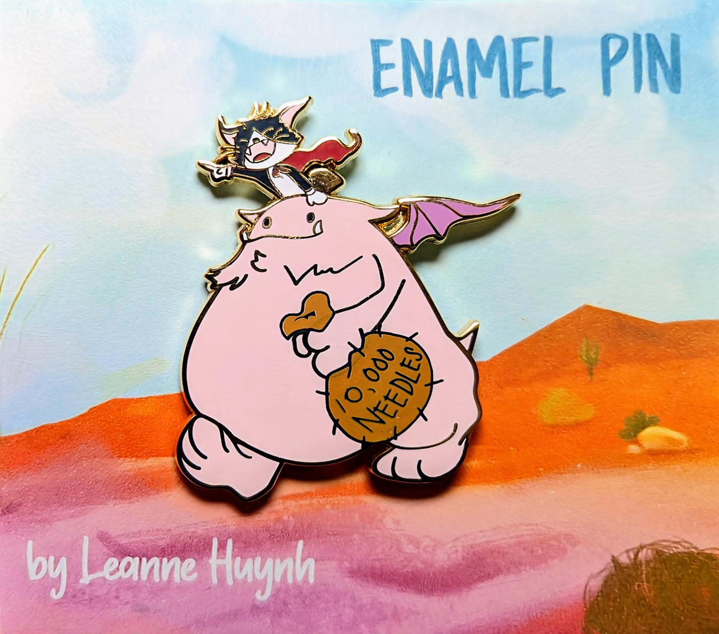 Cait Sith Enamel Pin