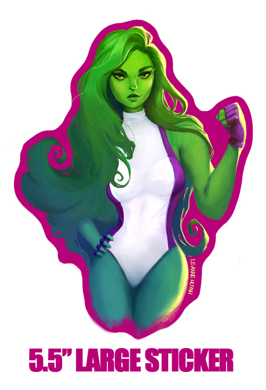 She-Hulk Vinyl Sticker