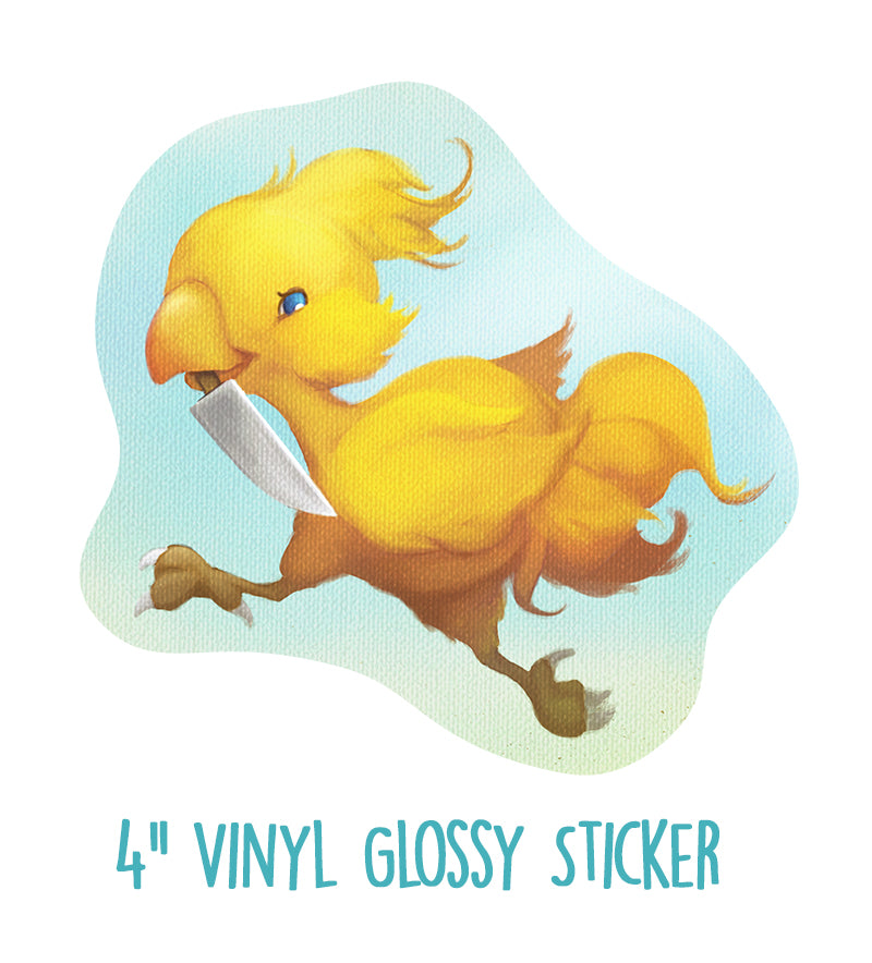 Chocobo Vinyl Sticker