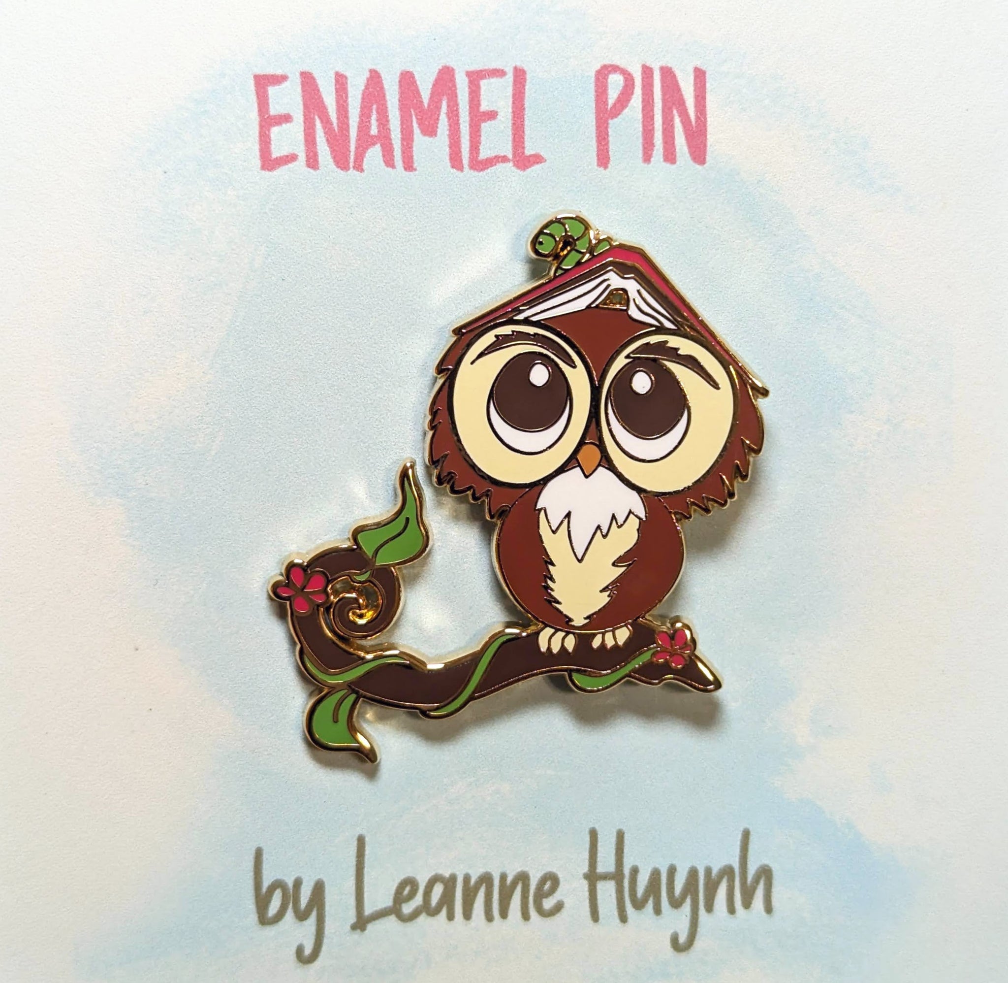 Baby Owl Enamel Pin