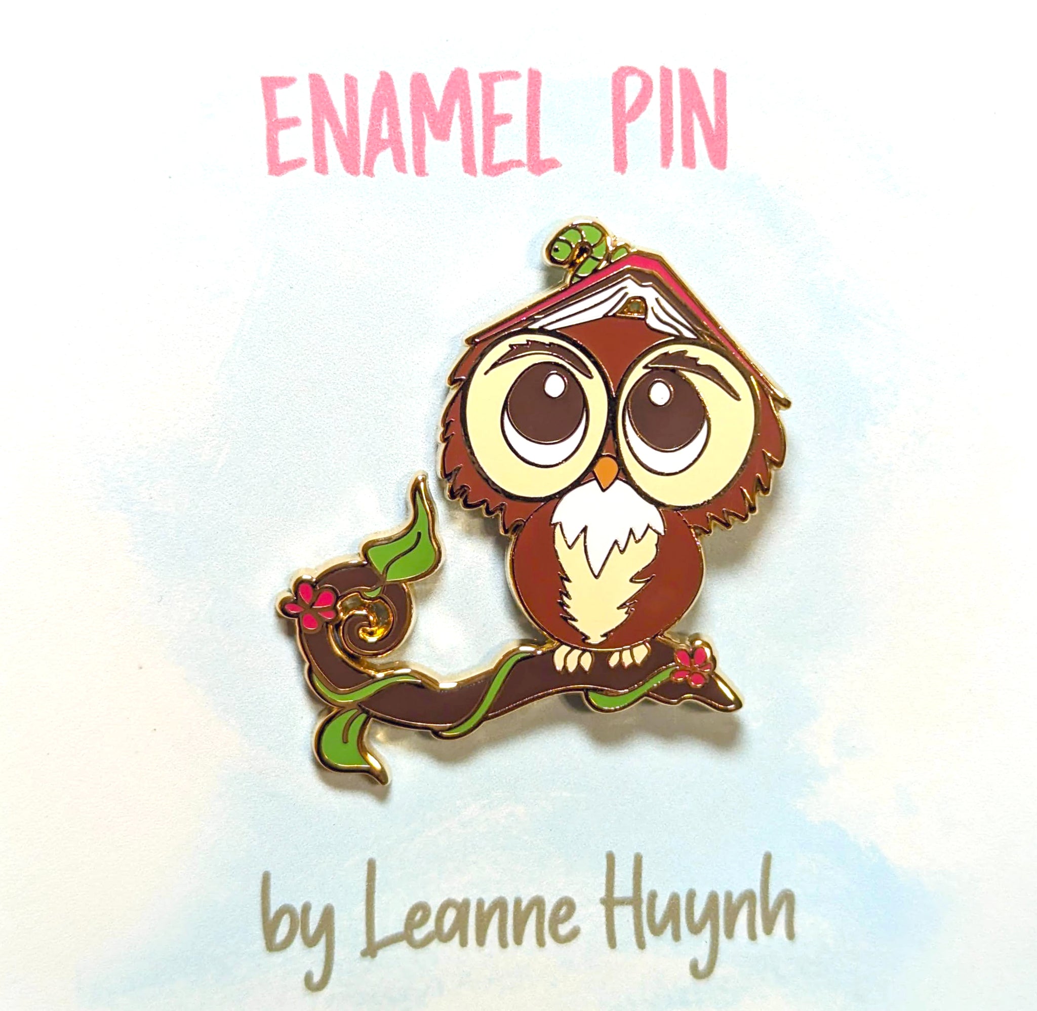 Baby Owl Enamel Pin