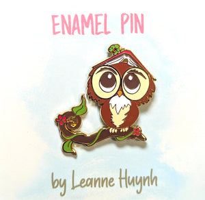 Baby Owl Enamel Pin