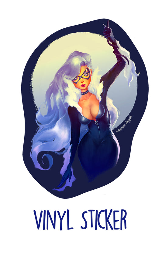 Black Cat Sticker