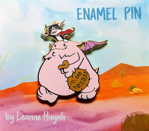 Cait Sith Enamel Pin