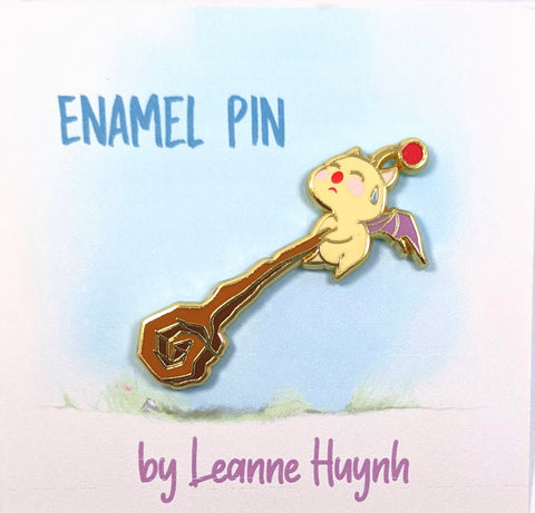 Moogle Enamel Pin