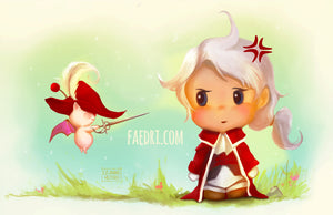 Red Mage & Moogle