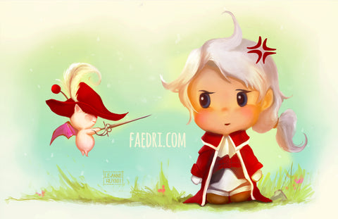 Red Mage & Moogle