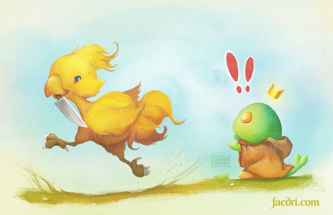 Chocobo & Tonberry