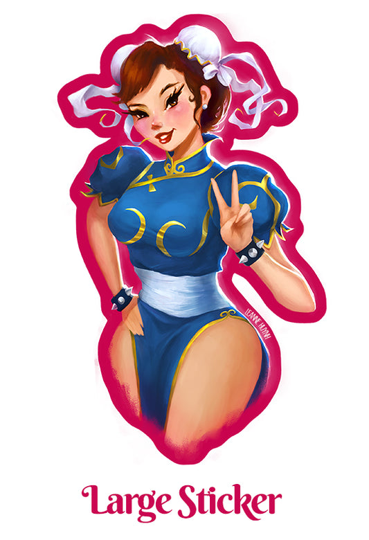 Chun Li Vinyl Sticker