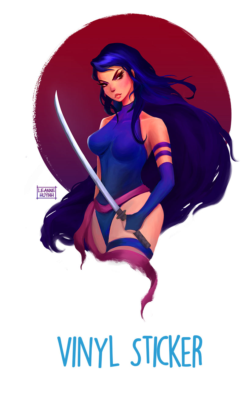 Psylocke Sticker