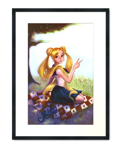 Sailor Moon & Luna